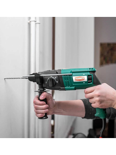 Перфоратор Hammer, PRT650D, SDS-Plus, 650 Вт, 2.4 Дж, 3 режима, с кейсом, 680319
