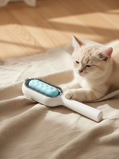 Щетка для вычесывания животных 19х2.8х5 см, Y4-11396