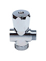 Вентиль для бытовых приборов, 1/2&amp;quot;х3/4&amp;quot;х1/2&amp;quot;, г-ш-ш, трехходовой, AquaLink