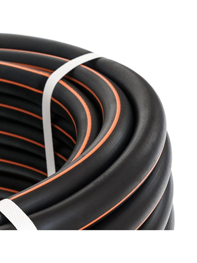 Шланг поливочный, 1/2 '', внутренний d12.5 мм, 6 атм, армированный, 50 м, 3 слоя, Жук, Оптима, ТЭП, 1686-00