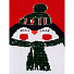 Носки детские хлопок, Omsa, Шарфики, красные, р. 31-34, 21N69 - фото 2