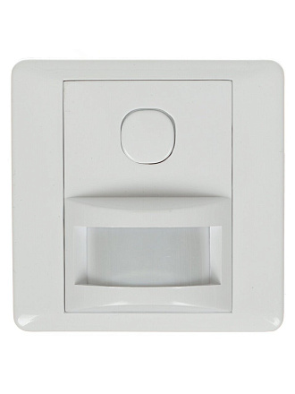 Датчик движения встраиваемый, 600 Вт, 5-480 с, 9 м, 120 °, IP20, 10+ лк, TDM Electric, ДДВ-01, SQ0324-0011