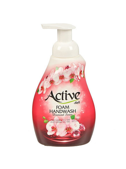 Мыло-пенка Active, Сияющий бриллиант, 500 мл