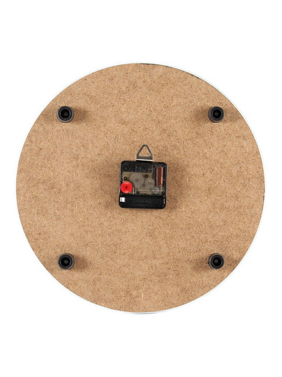 Часы настенные, кварцевые, 30 см, круглые, Рубин, Кирпичи, 3030-004