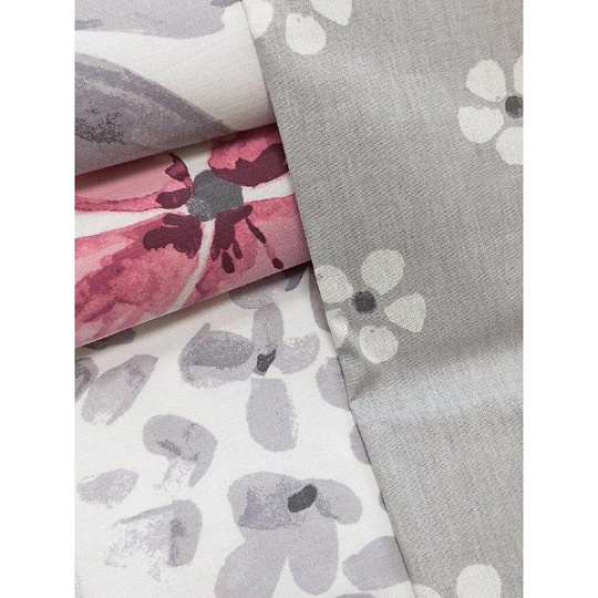 Постельное белье евро, простыня 215х240 см, 2 наволочки 50х70 см, пододеяльник 205х215 см, Для Snoff, поплин, Дюфри 4570/1+4570/а1