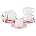 Чайный набор на 6 персон, 12 пр. 250 мл диаметр=14,5 см, 264-971