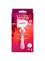 Станок для бритья Venus, Comfortglide Sugarberry, для женщин, 5 лезвий, 1 сменная кассета, держатель - фото 3