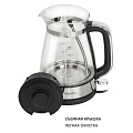 Чайник электрический Pioneer, KE805G, серебристый, 1.7 л, 2200 Вт, скрытый нагревательный элемент, стекло - фото 3