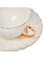 Чайная пара керамика, 2 предмета, на 1 персону, 200 мл, Зефир золотой отвод, Y6-10142/B060042 - фото 5