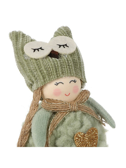 Фигурка декоративная Девочка, 15 см, мятная, Y4-9412