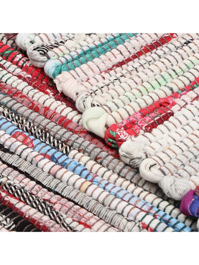 Коврик 0.55х1.1 м, Blabar, Tratti, прямоугольный, цветной, хлопковый, тканый, 92024