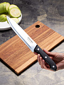 Набор ножей 8 предметов, 20 см, 20 см, 15 см, 13 см, 9 см, ножницы, муссат, сталь, рукоятка пластик, с подставкой, дерево, Daniks, YW-A116-7 - фото 8