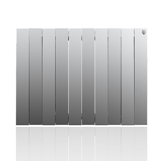 Радиатор биметалл, 500х100 мм, Royal Thermo, PianoForte/Silver Satin, 10 секций, НС-1176335