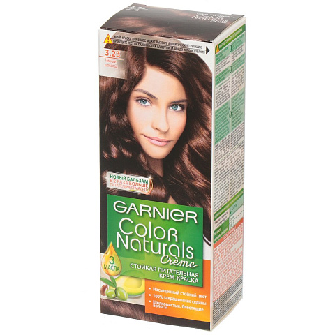 Краска для волос Garnier Color Naturals 3.23 Темный шоколад