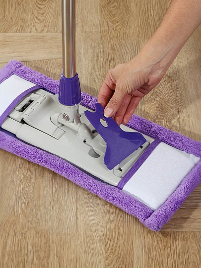 Швабра 141х12х40 см, телескопическая ручка, A260082