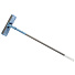 Набор для мытья окон плоский, микрофибра, 124 см, синий, телескопическая ручка, 2 в 1, (ручка, скребок, насадка), Soft Touch, 58402-6333 - фото 3