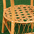 Мебель садовая Торонто, коричневая, стол, 55х55х56 см, 2 стула, 100 кг, стул - 61х62х71 см, C010050 - фото 10