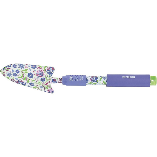 Совок посадочный широкий, 85х400 мм, стальной, удлиненная рукоятка, FLOWER MINT, Palisad, 62043