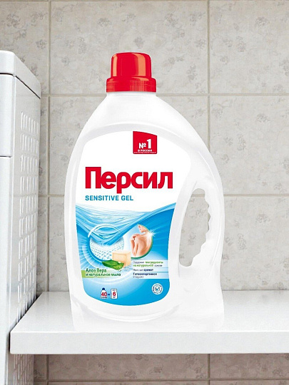 Гель для стирки Персил, 2.6 л, универсальный, Sensitive