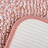 Набор ковриков для ванной и туалета, 2 шт, 0.4х0.6, 0.5х0.8 м, полиэстер, розовый, Снежинка, A090014 - фото 3