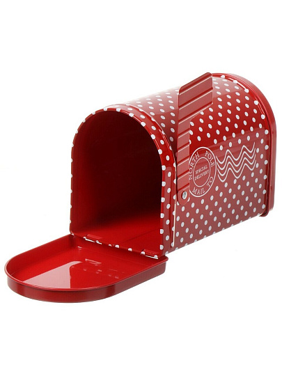 Ящик почтовый Декор, Y6-6115, красный, 13.3х8х9.5 см, металл