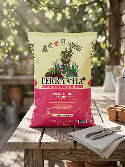 Грунт Роза-Пион-Гладиолус, 5 л, Terra Vita