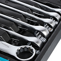 Набор слесарных инструментов Bartex, 1/2&amp;quot;, 1/4&amp;quot;, 6-гранные, сталь, кейс, 82 предмета - фото 2