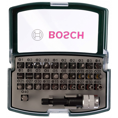 Набор бит Bosch, 32 шт, кейс