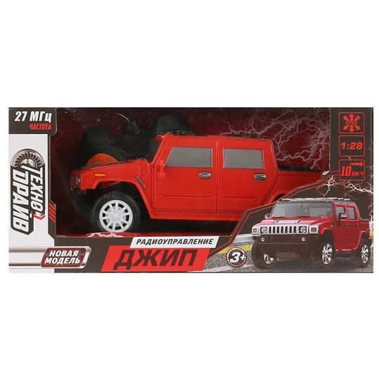 Машина детская Технодрайв, Джип, 19.5х13х9 см, радиоуправляемая, пластик, T490-D4778-R