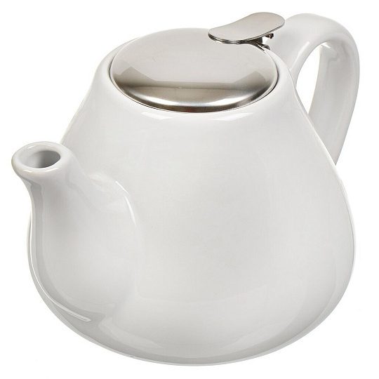 Чайник заварочный керамика, 0.95 л, Loraine, 23056-4, белый