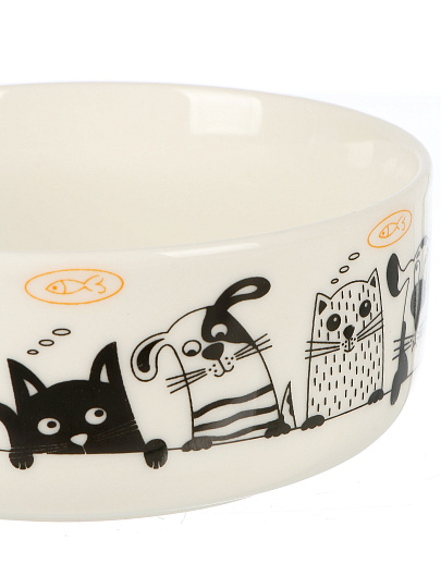 Салатник керамика, круглый, 0.45 л, Зверушки, B010440