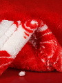 Плед 1.5-спальный, 140х180 см, микрофибра, 100% полиэстер, Silvano, Новогоднии истории, Подарки и варежки - фото 3