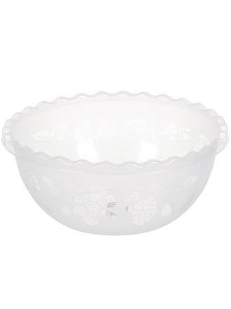 Миска пластик, круглая, 12.5 см, 6 л, Дуня №2, DDStyle, 10502, в ассортименте