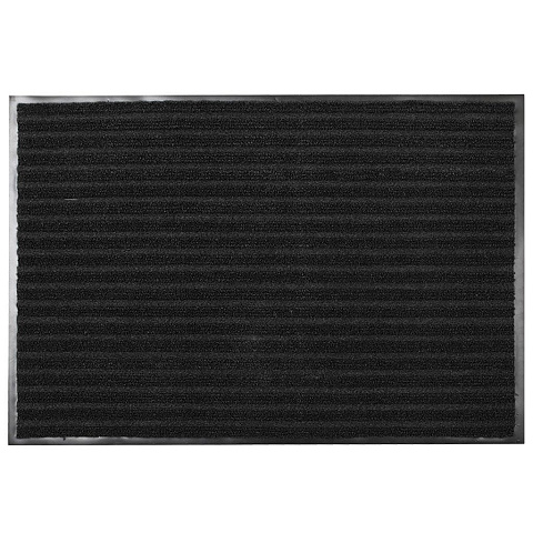 Коврик грязезащитный, 120х180 см, прямоугольный, резина, с ковролином, черный, Floor mat, ComeForte, XTL-7001