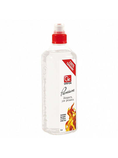 Жидкость для розжига 1 л, парафин, Grifon, Premium, 650-035