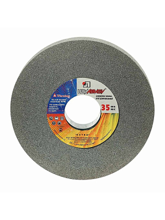 Круг шлифовально-точильный LugaAbrasiv, 63C/64C, диаметр 250х40 мм, посадочный диаметр 76 мм, зернистость 40, зеленый, K,L 35 м/с V