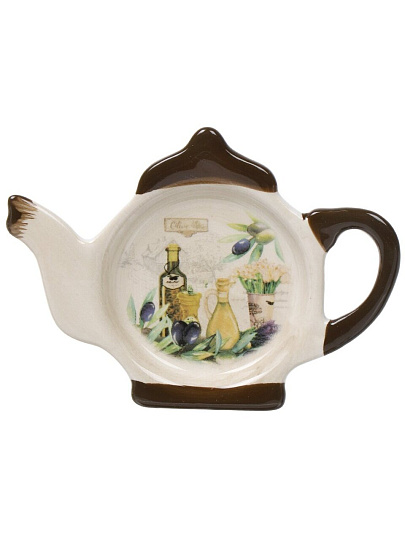 Подставка для чайных пакетиков, доломит, фигурная, Daniks, Левадия