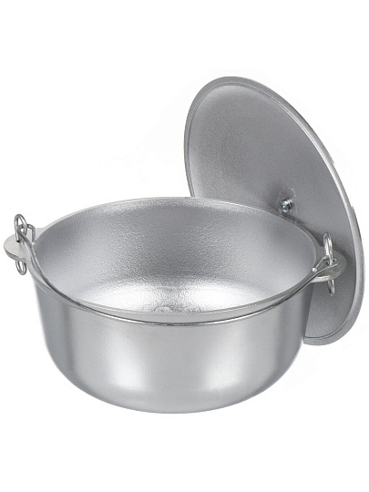 Котелок походный алюминий, 4 л, с дужкой, Гардарика, 04-1