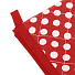 Набор кухонного текстиля, 2 предмета, Горох красный (варежка, прихватка) Y215 I.K - фото 3
