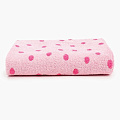 Полотенце банное 50х90 см, 100% хлопок, 460 г/м2, Sweet strawberry 10000, Cleanelly, розовое, Россия - фото 2
