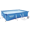 Бассейн каркасный Bestway, 300х201х66 см, Steel Pro, 56411, фильтр-насос, 3300 л - фото 2