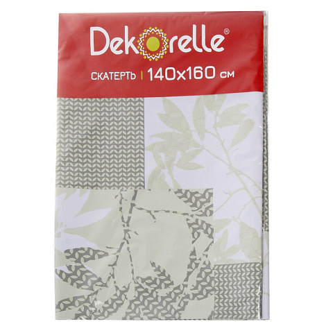 Скатерть 140х160 см, ПВХ, Dekorelle, Adele, A235