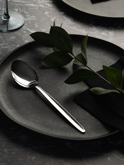 Ложка нержавеющая сталь, столовая, Vetta, Йорк, 815-105, 18.5 см