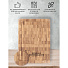 Доска разделочная бамбук, 27х20х3 см, прямоугольная, H-1865S - фото 4