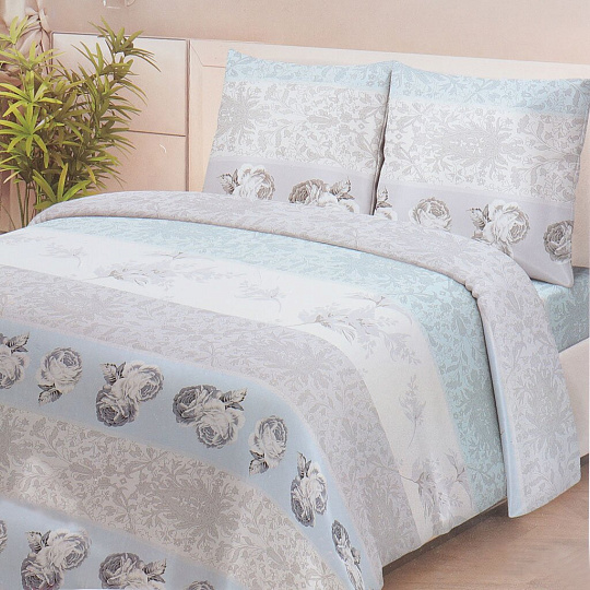 Постельное белье 2-спальное, простыня 215х220 см, 2 наволочки 50х70 см, пододеяльник 175х215 см, Для Snoff, бязь, Эксклюзив 3969-1