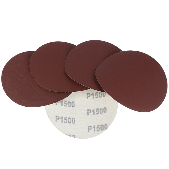 Круг шлифовальный Росомаха, диаметр 125 мм, зернистость P1500, под липучку, 5 шт, 435815