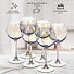 Бокал для вина, 350 мл, стекло, 6 шт, Glasstar, Васильковый 9, RNVS_1819_9 - фото 6