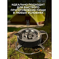 Плита газовая портативная 1 конфорка, 12х11 см, для резьбовых баллонов, металл, черная, C020033 - фото 12