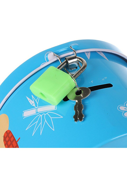 Копилка Dogs, 14х7.5 см, металл, A240058, с ключом, в ассортименте