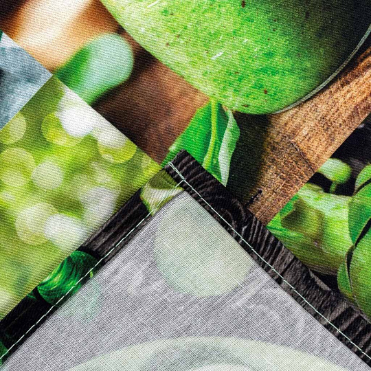 Полотенце кухонное 40х73 см, 190 г/м2, 100% хлопок, саржа, Этель, зеленое, Россия, 4136491